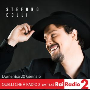 Stefano Colli su rai Tre il 18-01-19